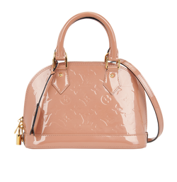 Alma BB Monogram Vernis, Patent, Beige, NFC, S/L, 2*